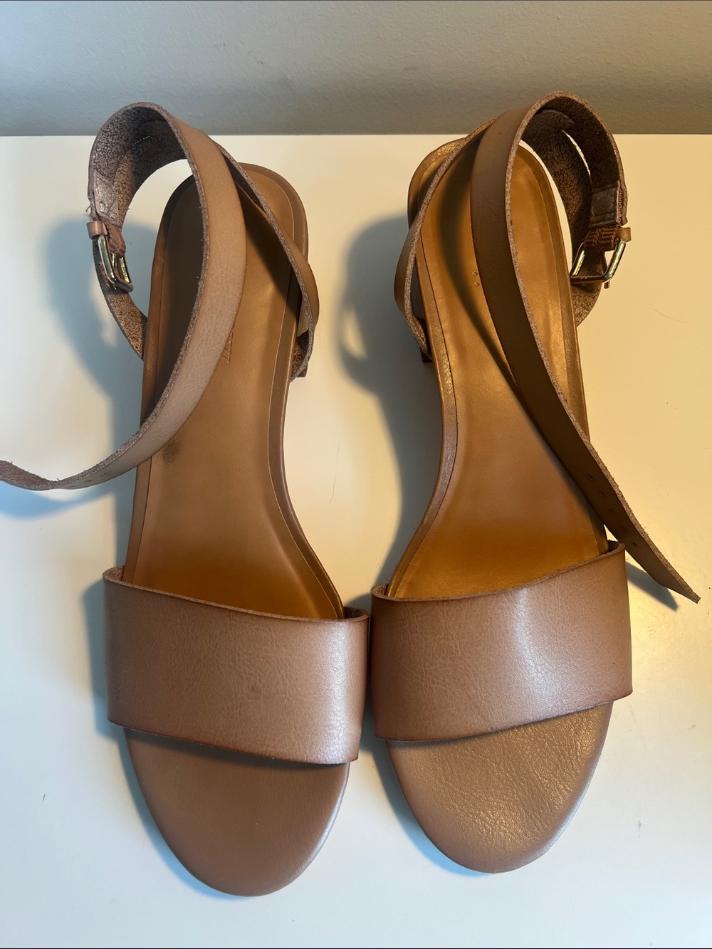 J. Crew Block Heel Brown Heels